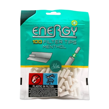 ENERGY PLUS FILTER TIPS MENTH.4mg6mm